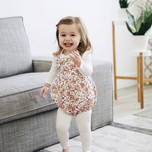 baby romper with tights